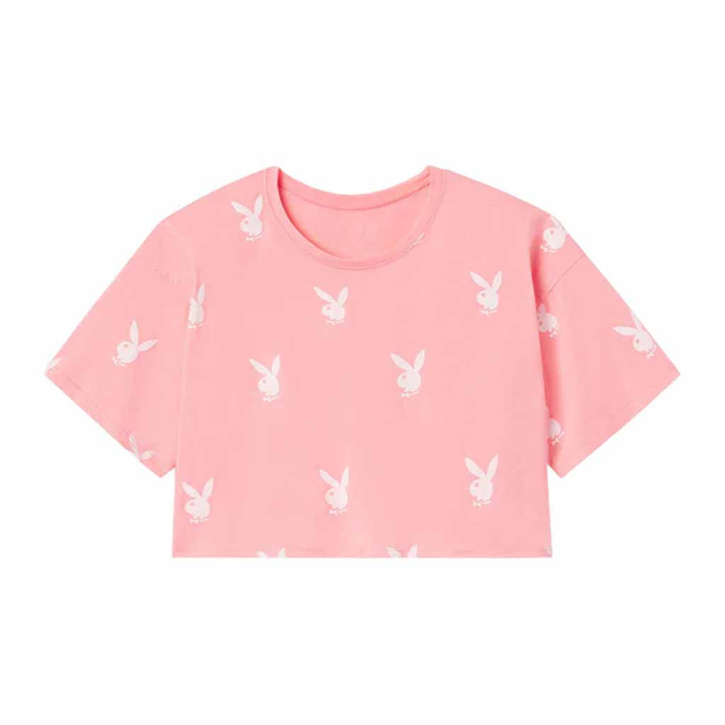 Playboy Merch Logo Cropped T-Shirt Unique Christmas Gifts For Her