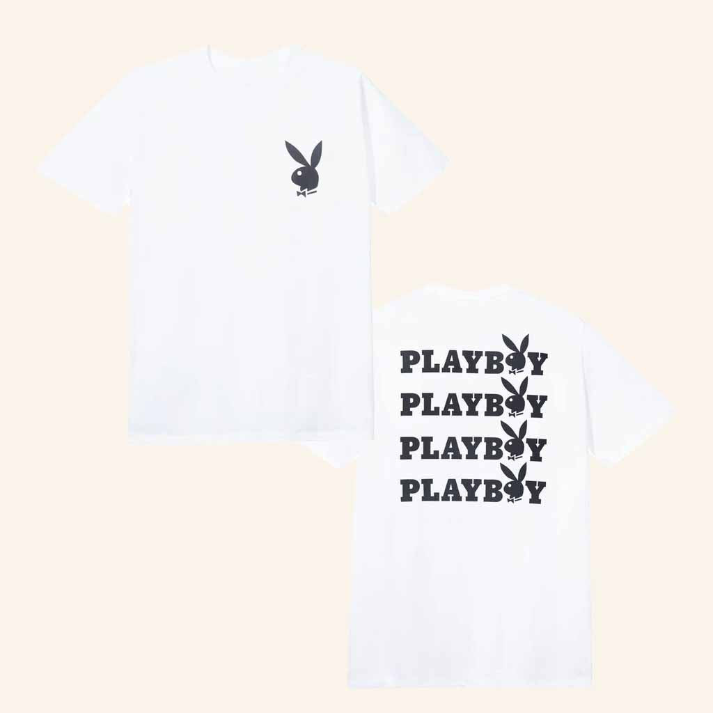 Playboy Merch Masthead And Rabbit Head T-Shirt Christmas Gifts For Young Men