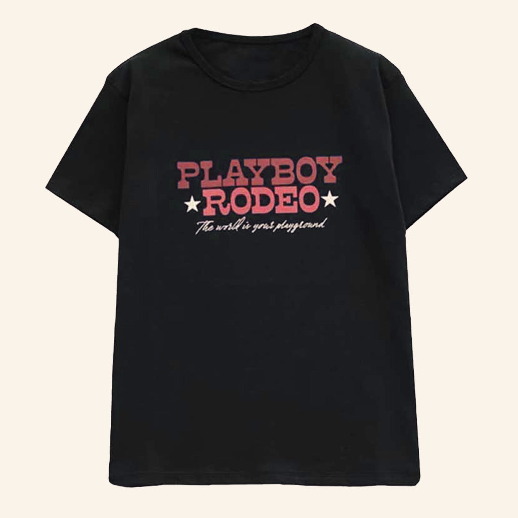 Playboy Merch Playboy Rodeo T-Shirt Birthday Gift Ideas For Boyfriend