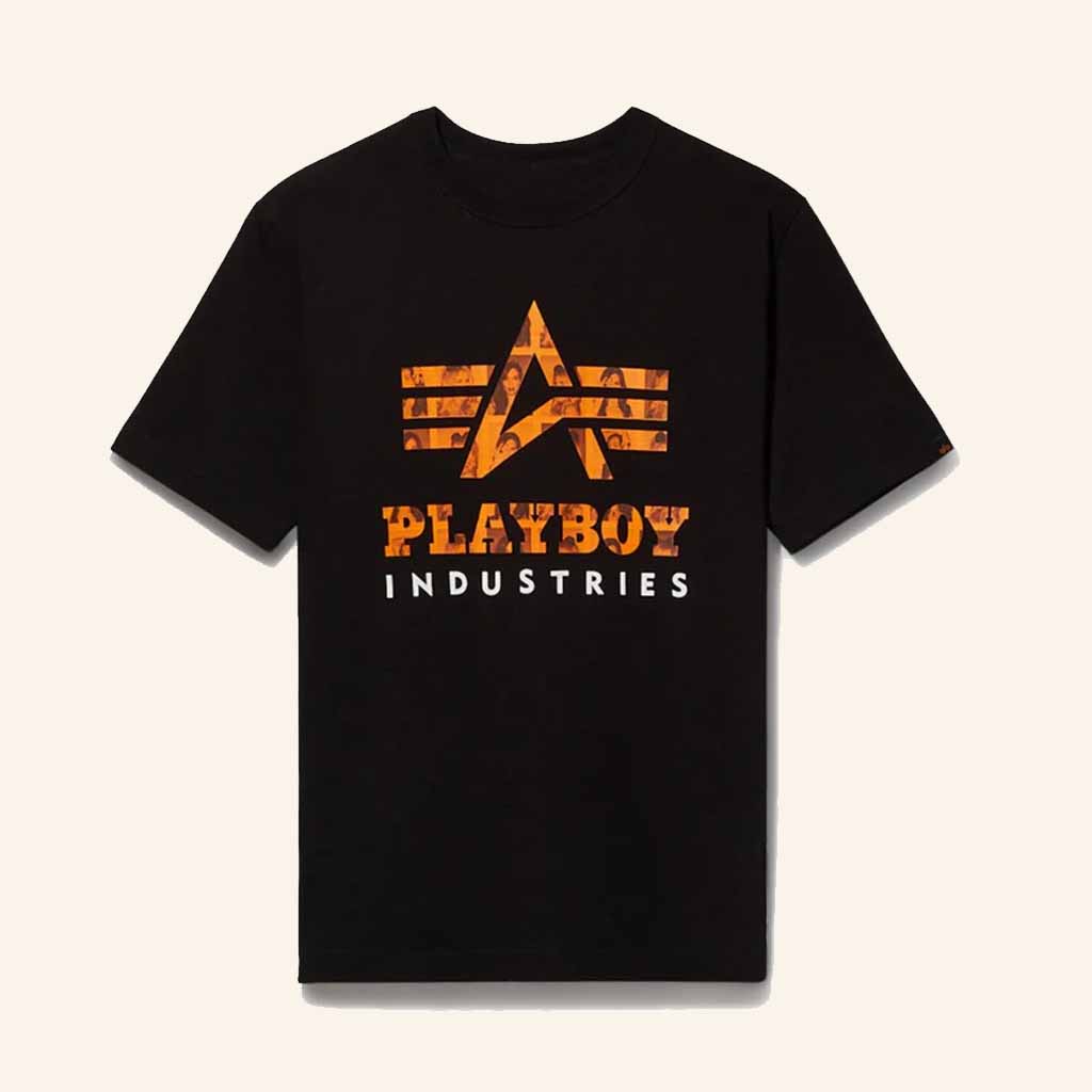 Playboy Merch Playboy x Alpha Industries T-Shirt Best Gifts For Brother