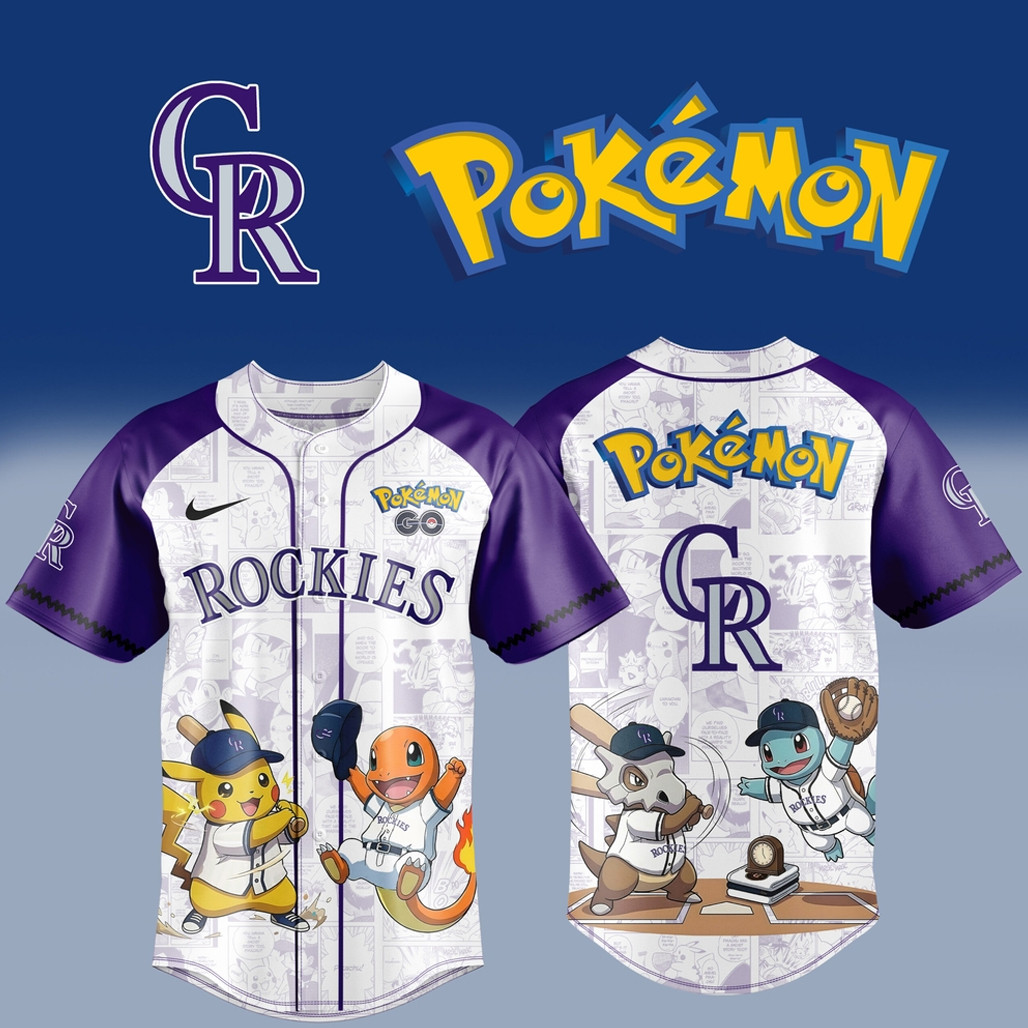 Pokmon x Colorado Rockies 2026 Baseball Jersey