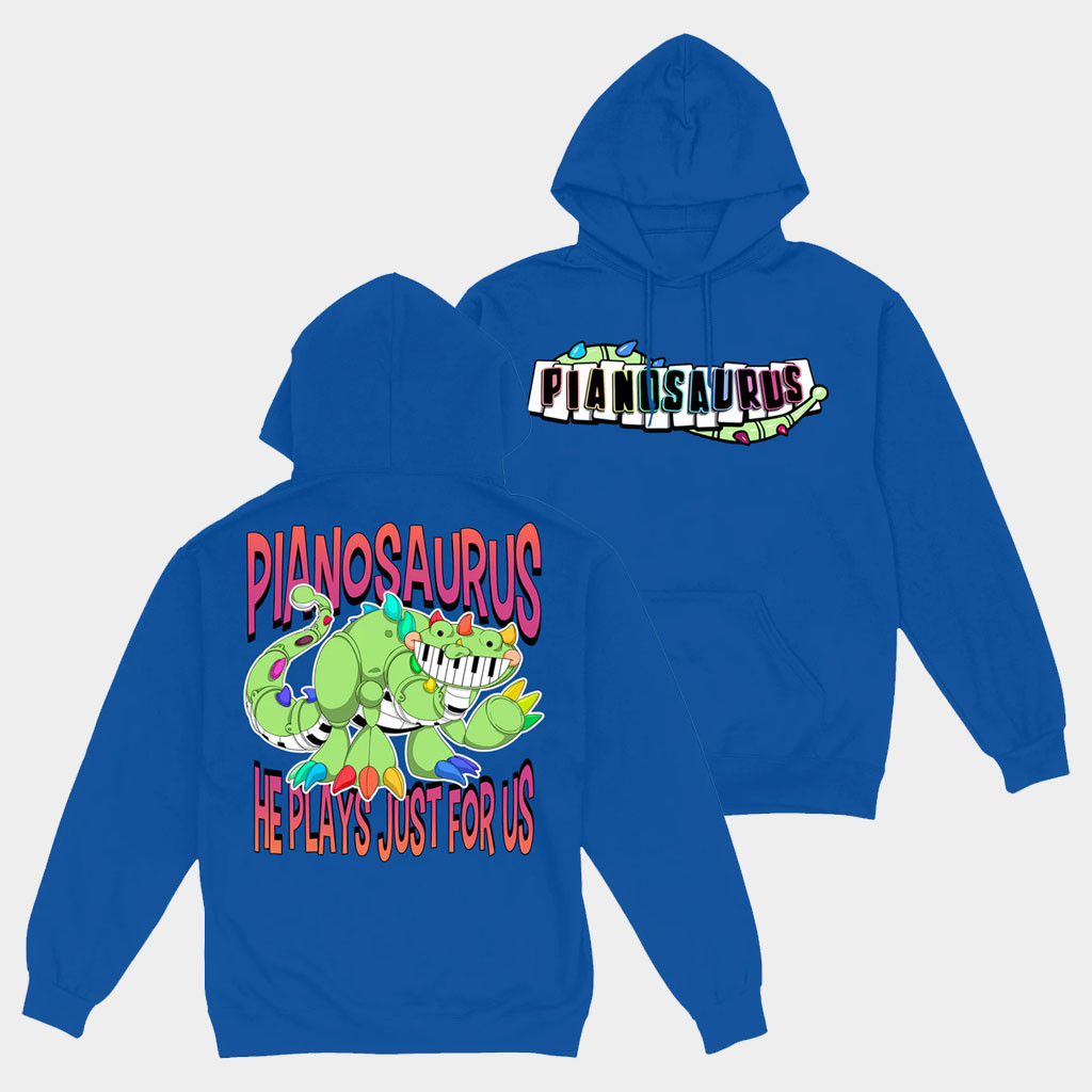 Poppy Playtime Merch Pianosaurus He Plays For Us Hoodie Birthday Gift Ideas For Friends Merch 2026