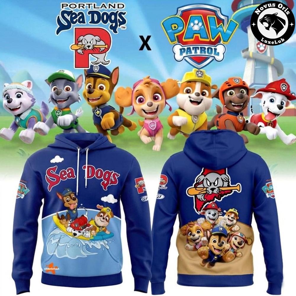Portland Sea Dogs x PAW Patrol 2026 Limited Edition Baseball Jersey 1 - Unicasport Portland Sea Dogs x PAW Patrol 2026 Limited Edition Baseball Jersey