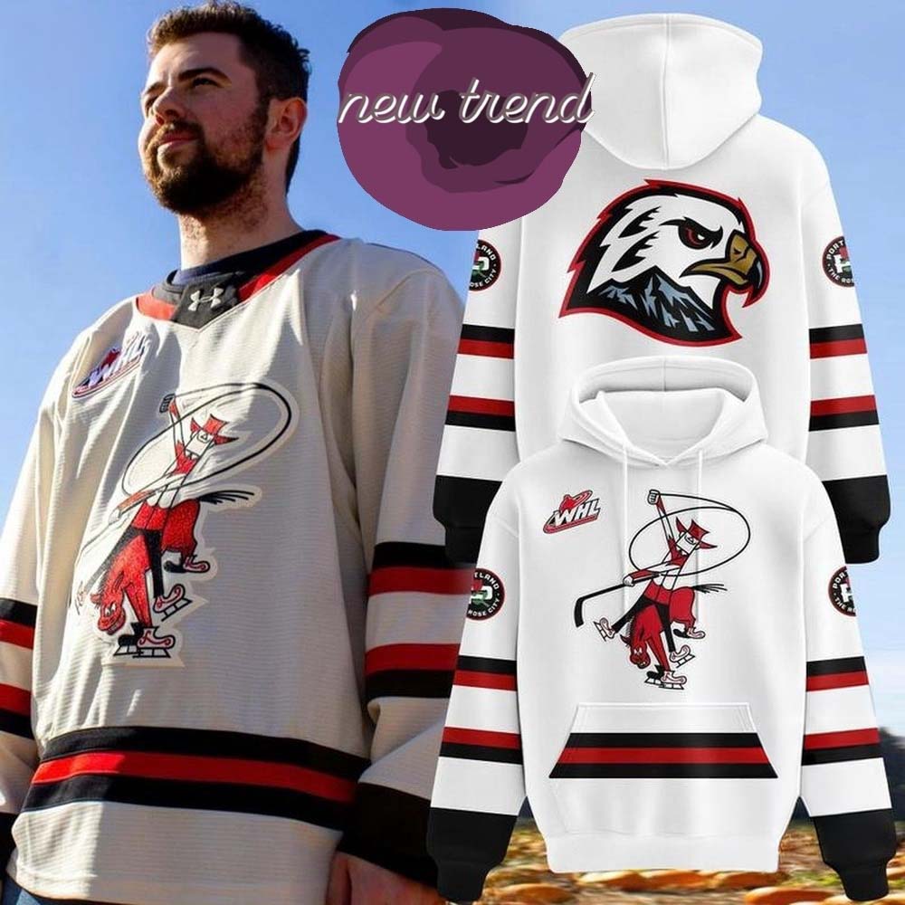 Portland Winterhawks Buckaroos WHL The Rose City 2026 Special New Hoodie