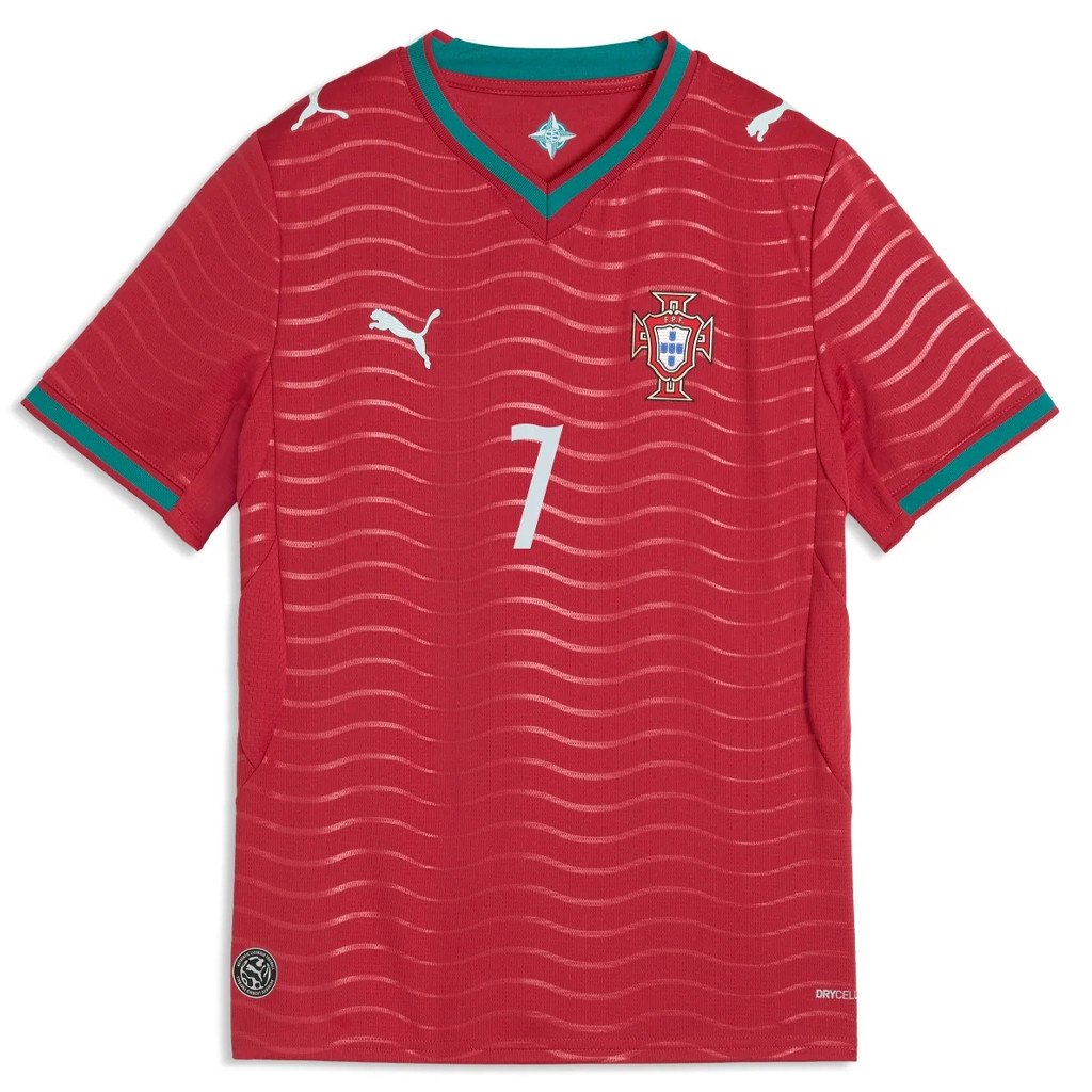 Portugal Global Soccer Event 2026 Home Ronaldo Number 7 Soccer Jersey