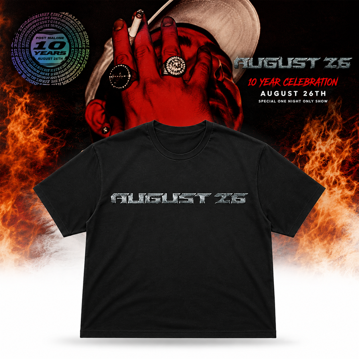Post Malone August 26 T-Shirt