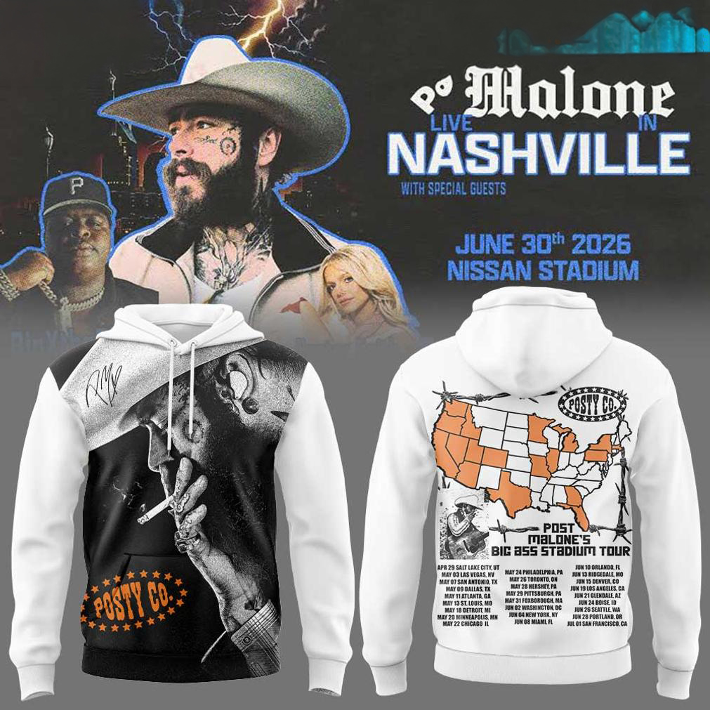 Post Malone Big Ass Stadium Limited Hoodie