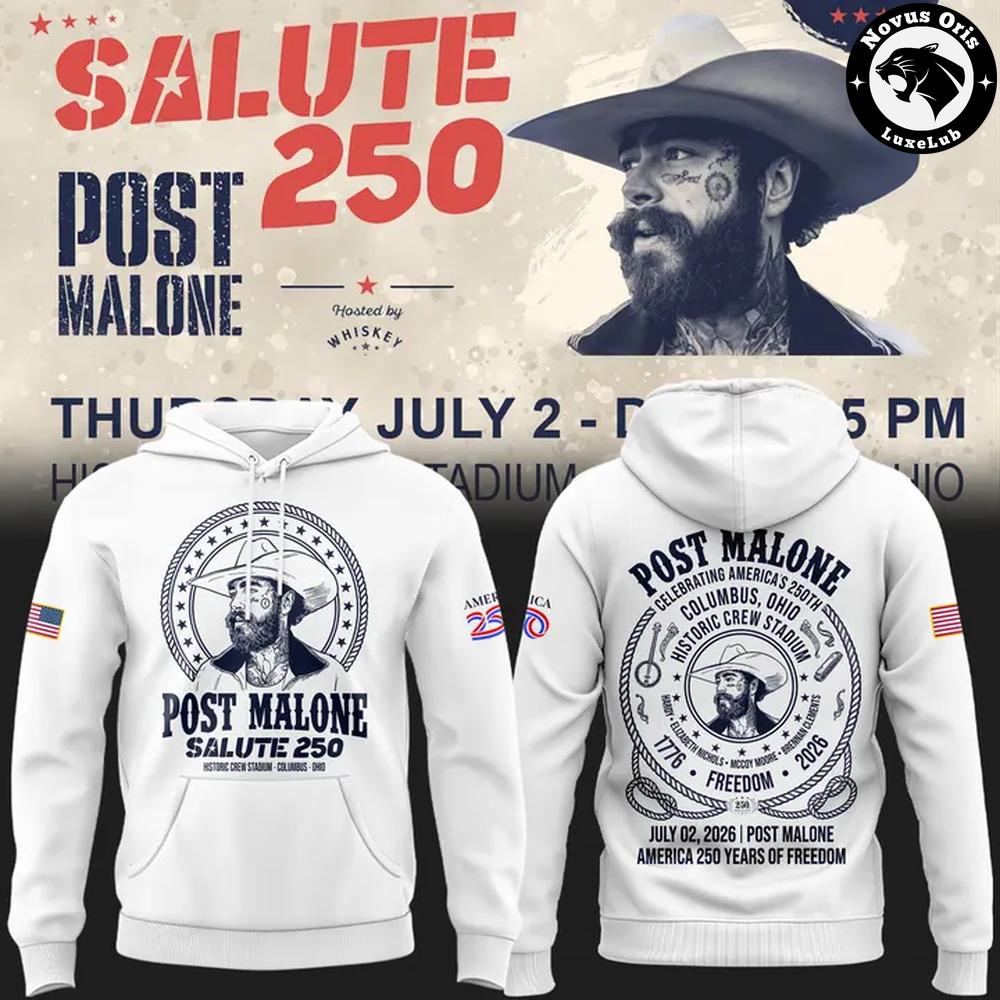 Post Malone Salute 250 Columbus Ohio Concert 2026 Hoodie