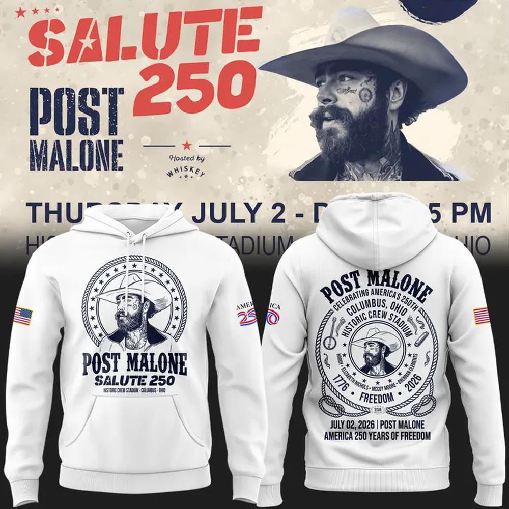Post Malone Salute 250 Columbus Ohio Concert 2026 Hoodie