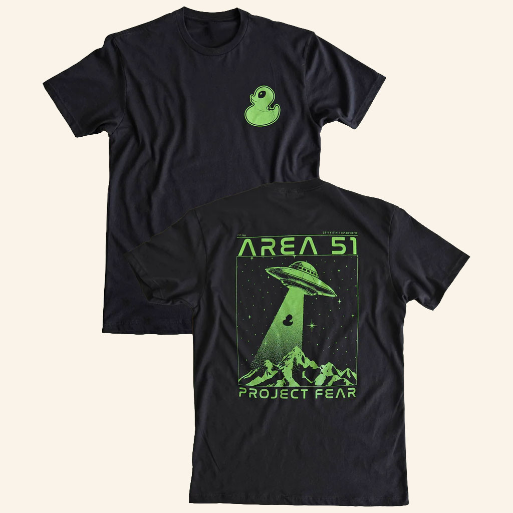 Project Fear Merch 2026 AbDUCKtedTShirtBlack Birthday Gift Ideas For Brother