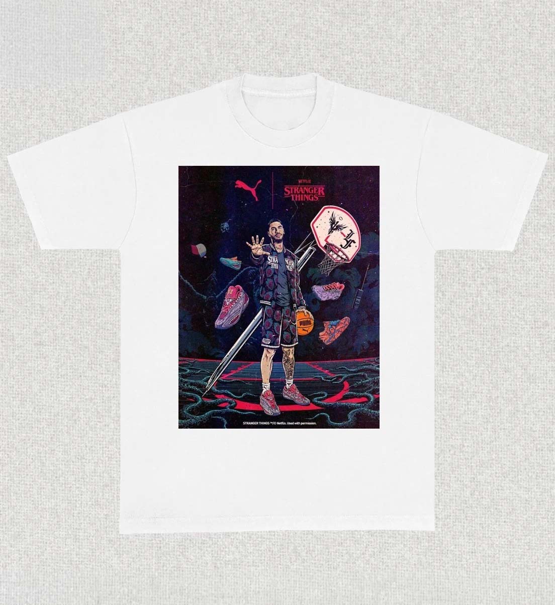 Puma X Stranger Things LaMelo Ball TShirt