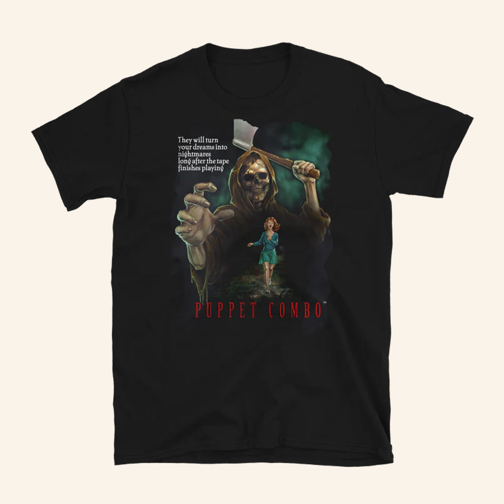 Puppet Combo Merch Demo Disc T-Shirt Horror Lovers Gifts For Gamers
