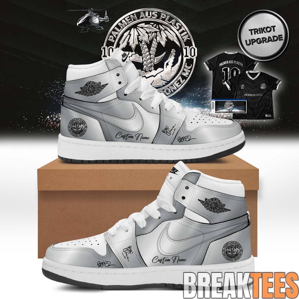 RAF Camora & Bonez MC 10 Jahre Palmen aus Plastik Tour Signature AJ1 Shoes