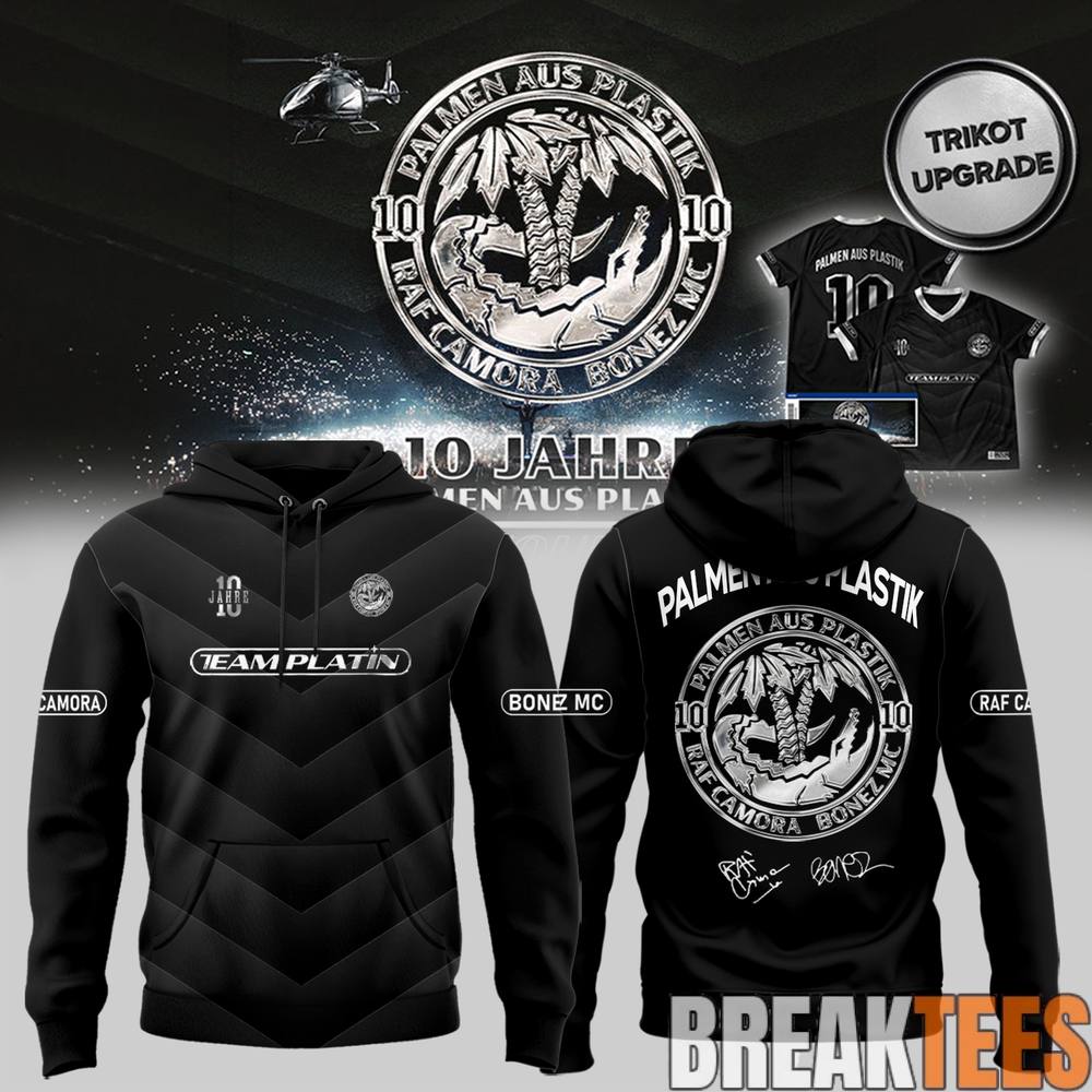 RAF Camora & Bonez MC 10 Jahre Palmen aus Plastik Tour Signature Special Hoodie
