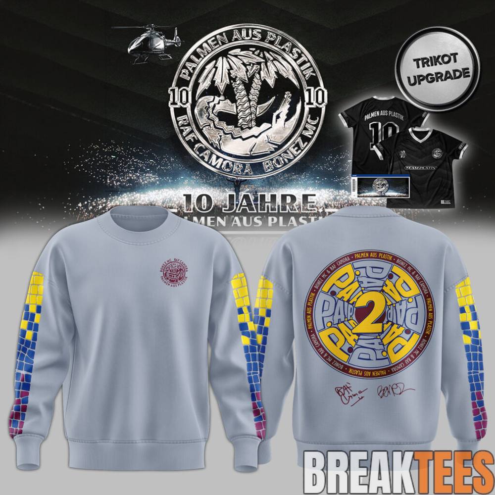 Signed Sweatshirt - RAF Camora & Bonez MC 10 Jahre Palmen aus Plastik Tour
