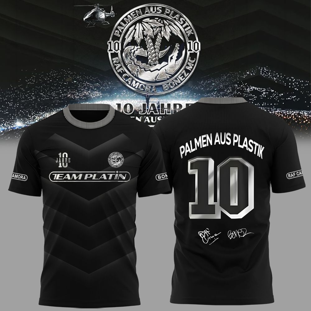 RAF Camora Bonez MC 10 Jahre Palmen aus Plastik 2026 Tour Shirt