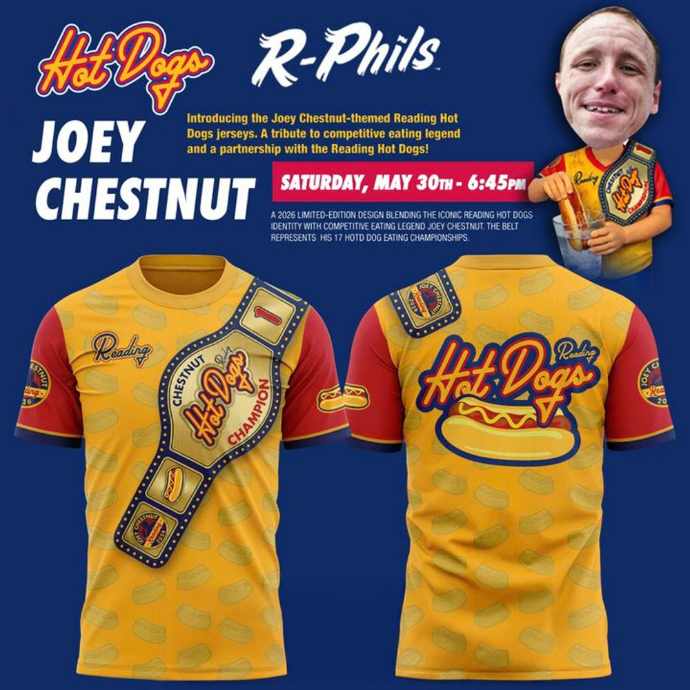 Reading Fightin Phils 2026 Hot Dogs Limited Edition Shirt