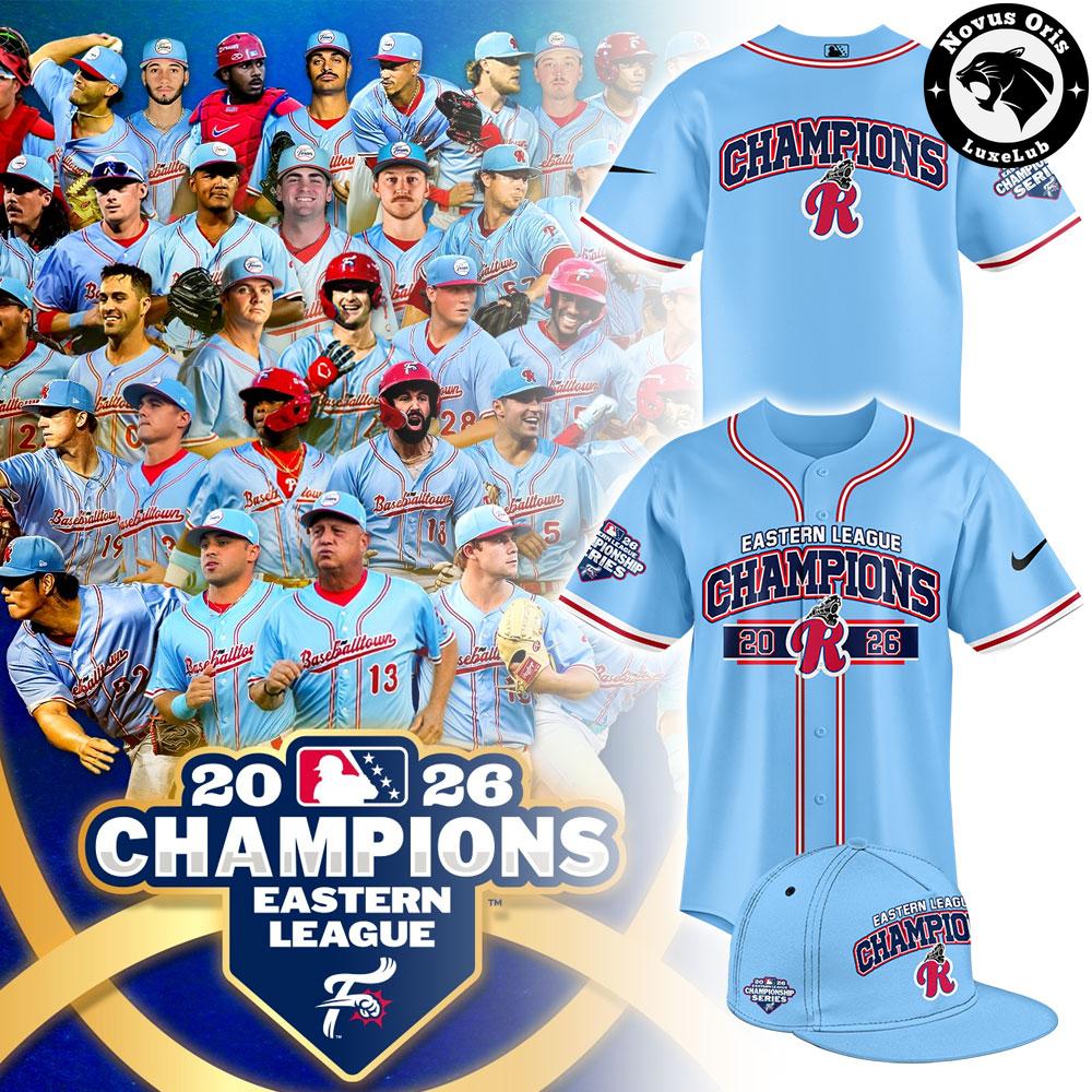 Reading Fightin Phils Eastern League Champions 2026 Baseball Jersey 1 - Unicasport Reading Fightin Phils Eastern League Champions 2026 Baseball Jersey