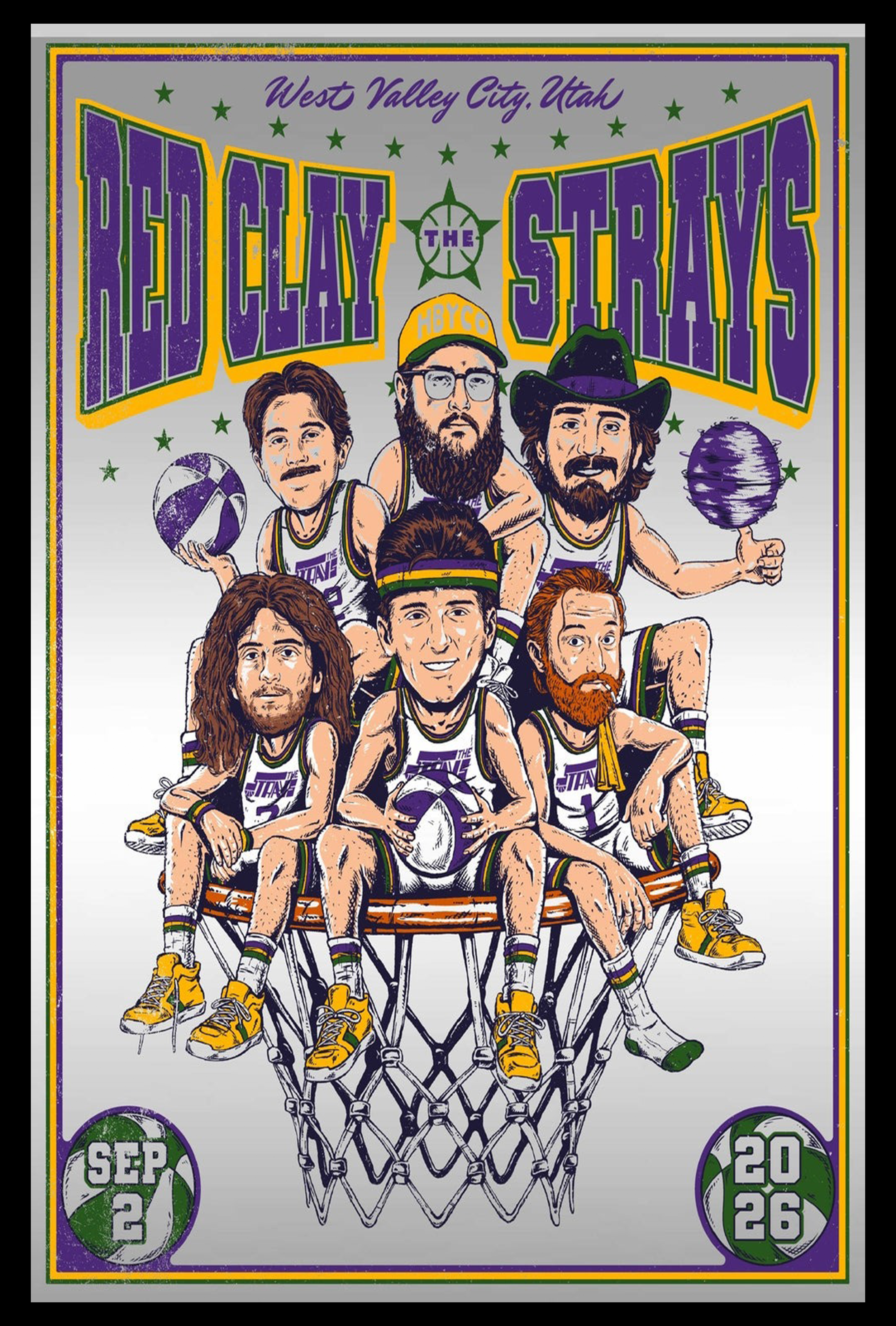 red clay strays west valley city utah sep 2 2026 concert poster limited merch 59a6h - merchtourboutique
