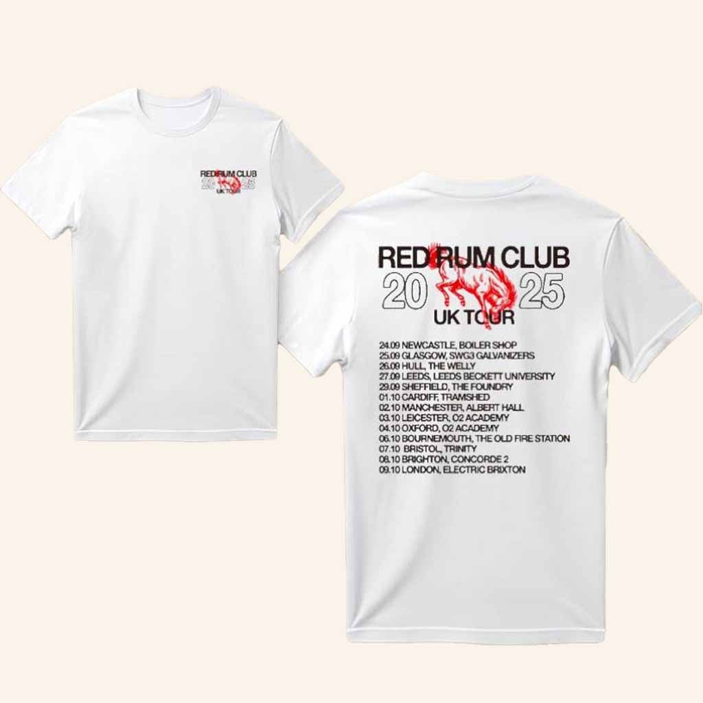 Red Rum Club Merch Buck 2025 UK Tour T-Shirt Best Gifts For Music Lovers
