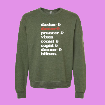 Reindeer Crewneck Sweatshirt