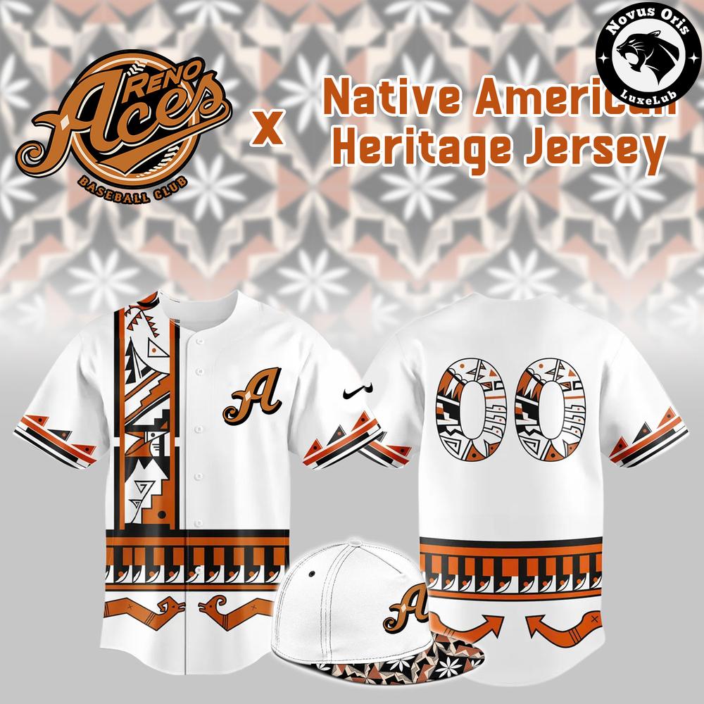 Reno Aces x Native American Heritage Night 2026 Baseball Jersey 1 - Unicasport Reno Aces x Native American Heritage Night 2026 Baseball Jersey