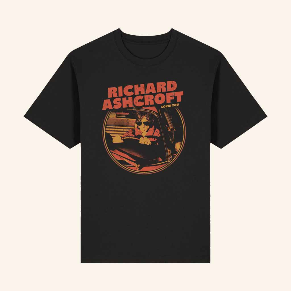 Richard Ashcroft Merch Richard Ashcroft Lovin You Black T-Shirt Presents For Music Lovers