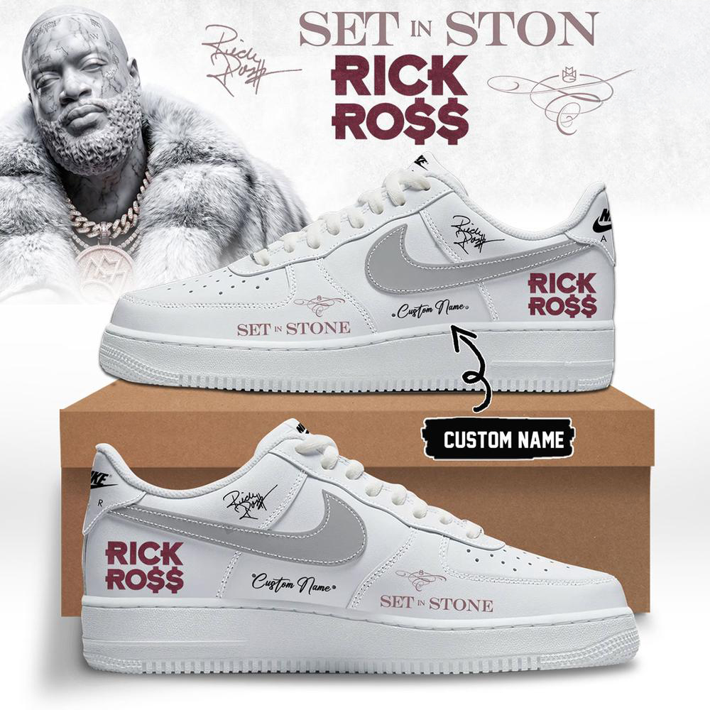 Rick Ross Black and White Limited Edition Sneakers