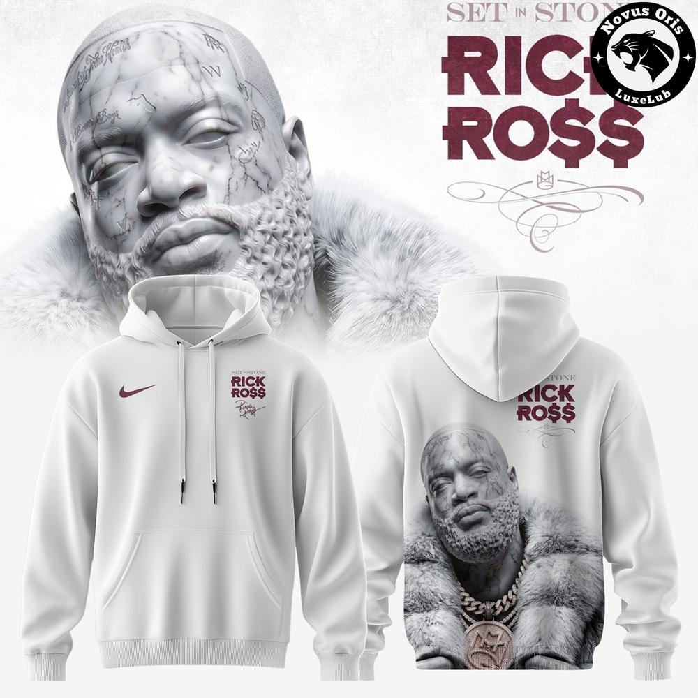 Rick Ross Set In Stone Album 2026 Hoodie