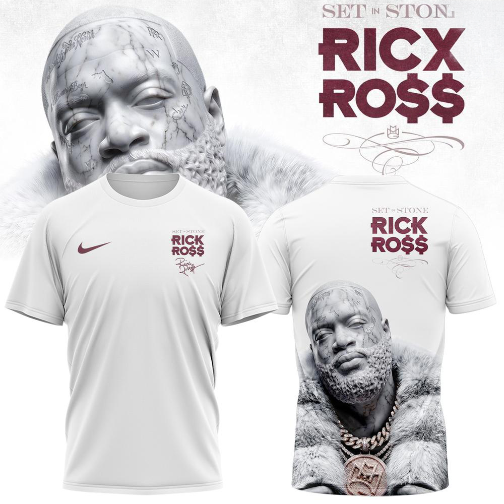 Rick Ross Set In Stone Album 2026 TShirt
