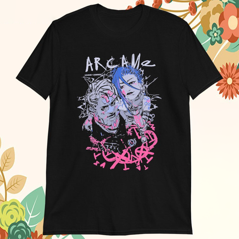 Riot Games Arcane Jinx And Ekko League Of Legends Tshirts