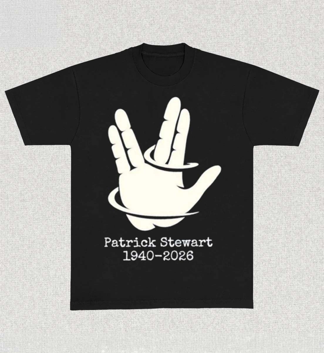 RIP Patrick Stewart 19402026 Memorial Tribute Vulkan Salute TShirt