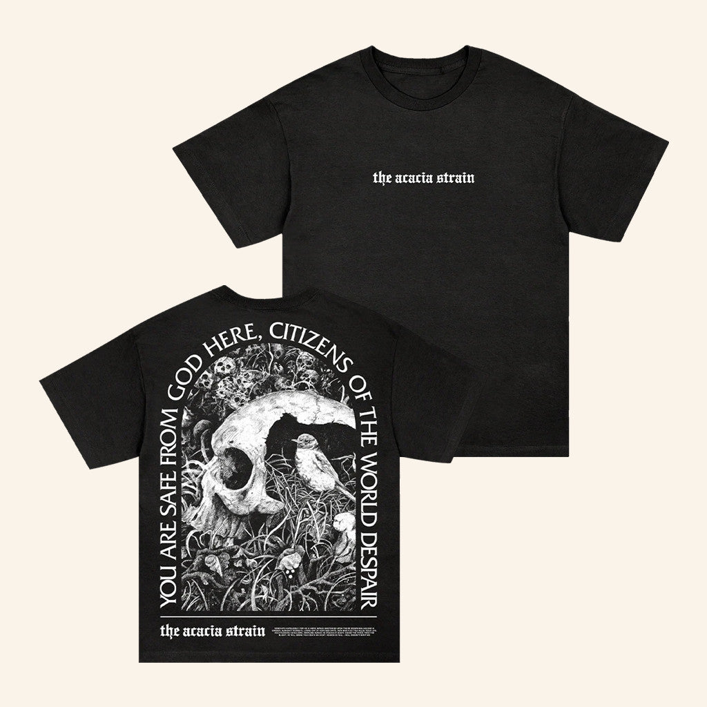Rise Records Merch The Acacia Strain You Are Safe From God Here T-Shirt Gifts For Band Fans