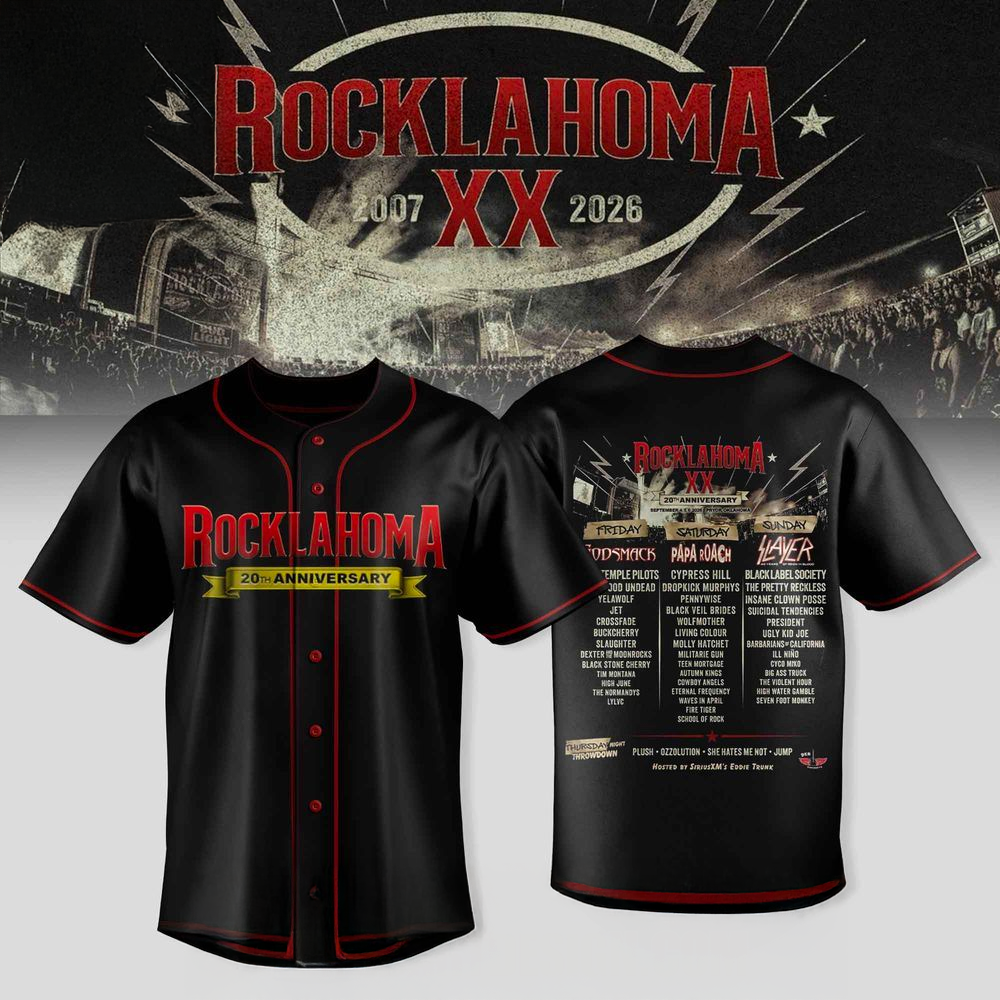 Rocklahoma XX 2026 20th Anniversary Festival Jersey