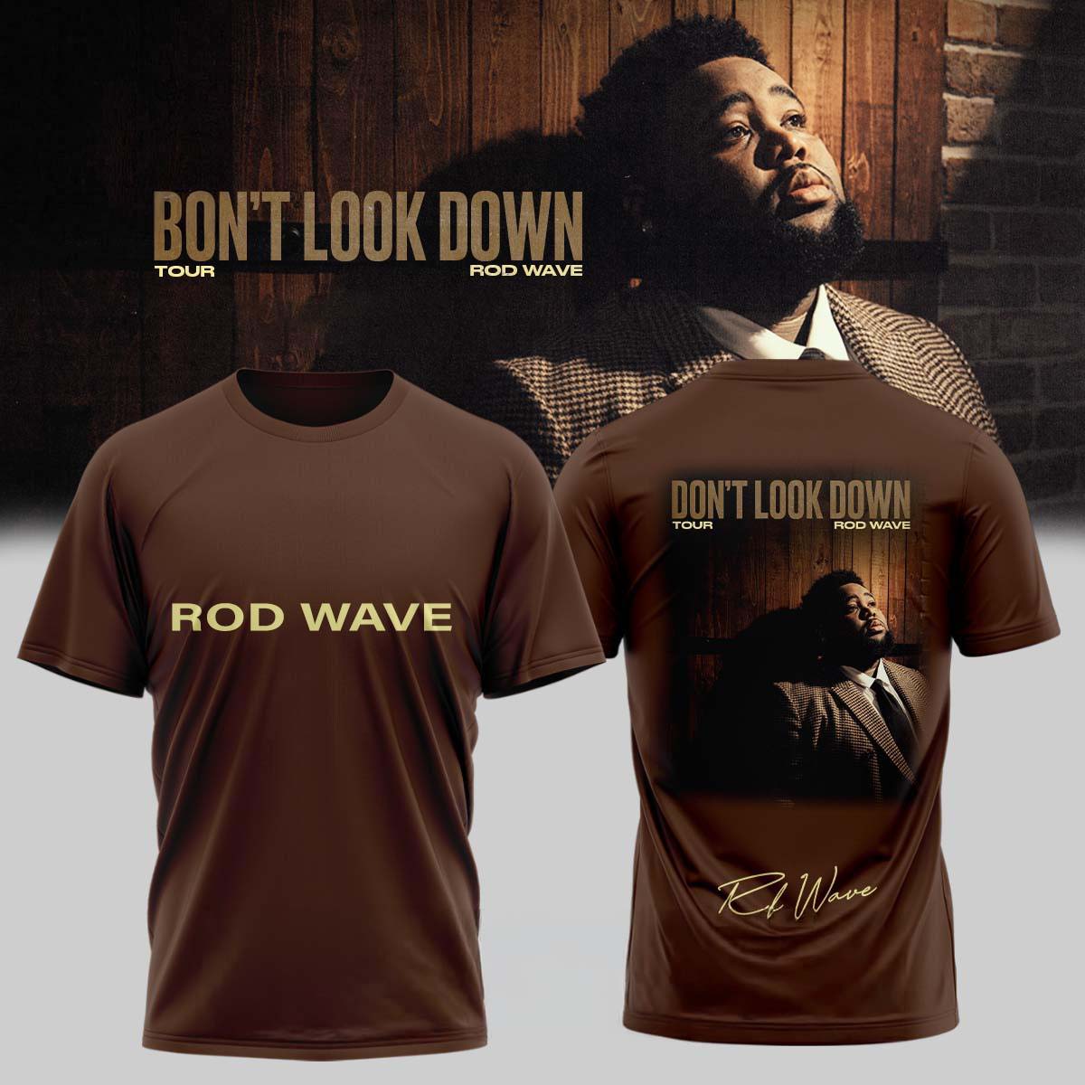 Rod Wave Don't Look Down Tour 2026 Graphic Graphic T-Shirt Best Gift for Fans