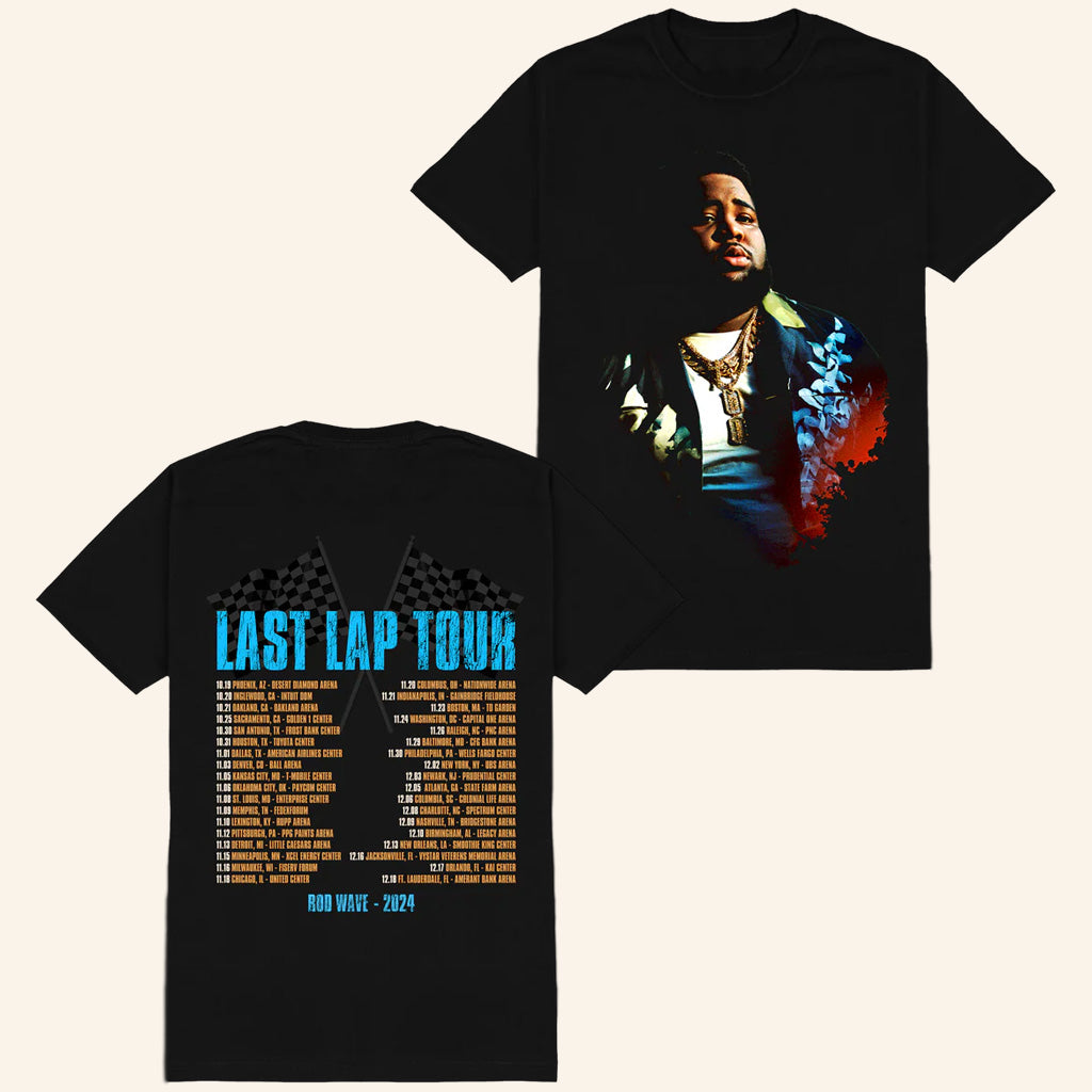 Rod Wave Merch Last Lap Tour Photo T-Shirt Best Gifts For Music Lovers