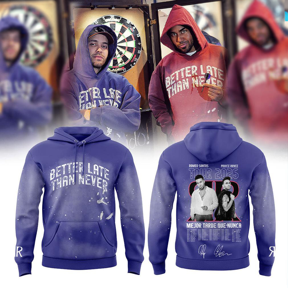 Romeo Santos Prince Royce Purple Tour Hoodie
