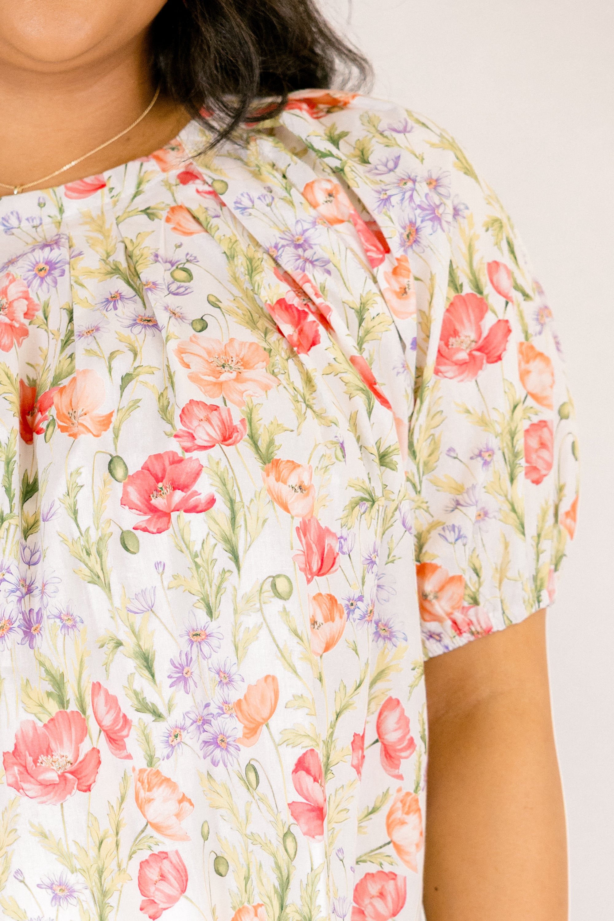 Rooftop Romance Top, Green Floral 5 Rooftop Romance Top, Green Floral - Image 5