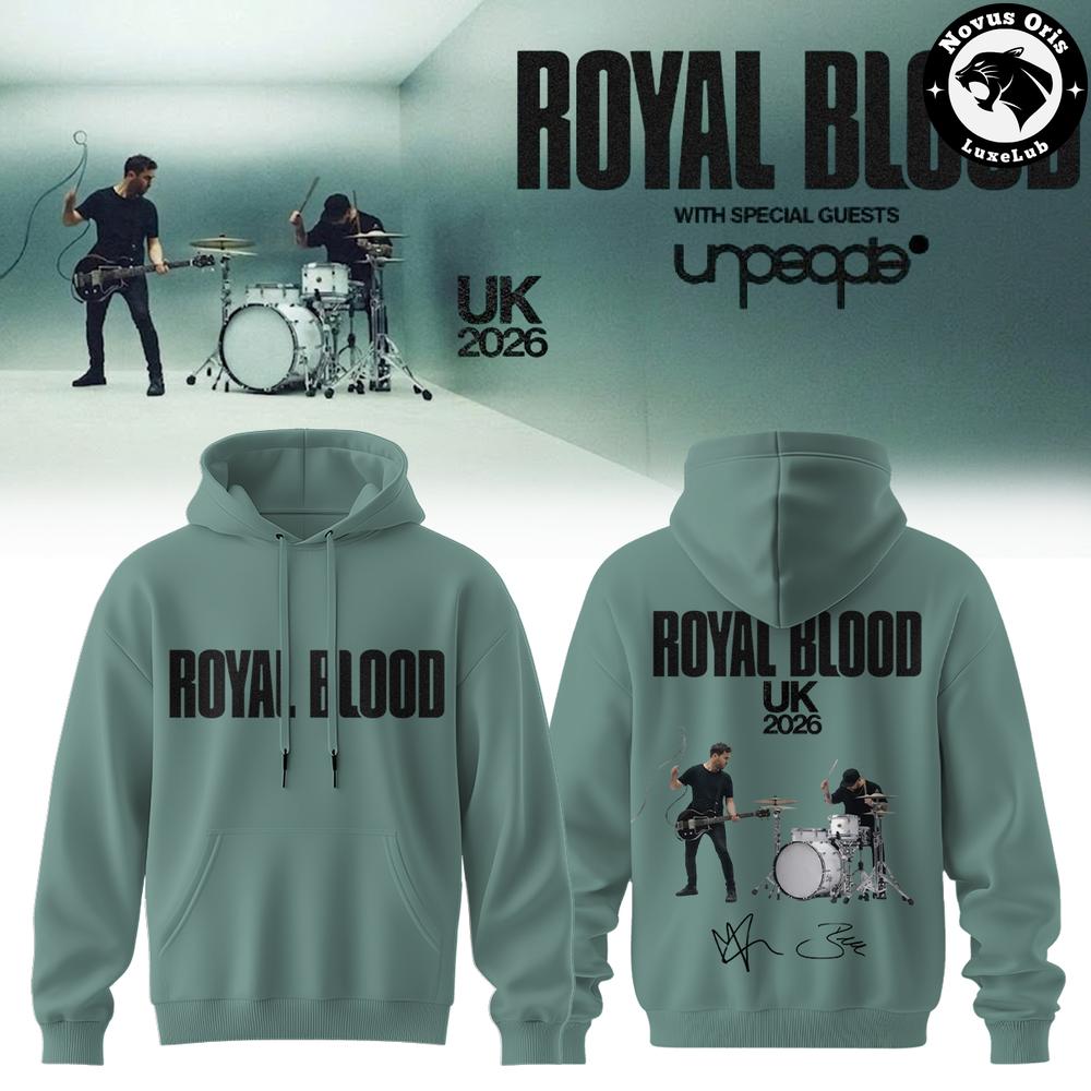 Royal Blood UK Tour 2026 Unpeople Special Guest Signature Hoodie 1 - Unicasport Royal Blood UK Tour 2026 Unpeople Special Guest Signature Hoodie