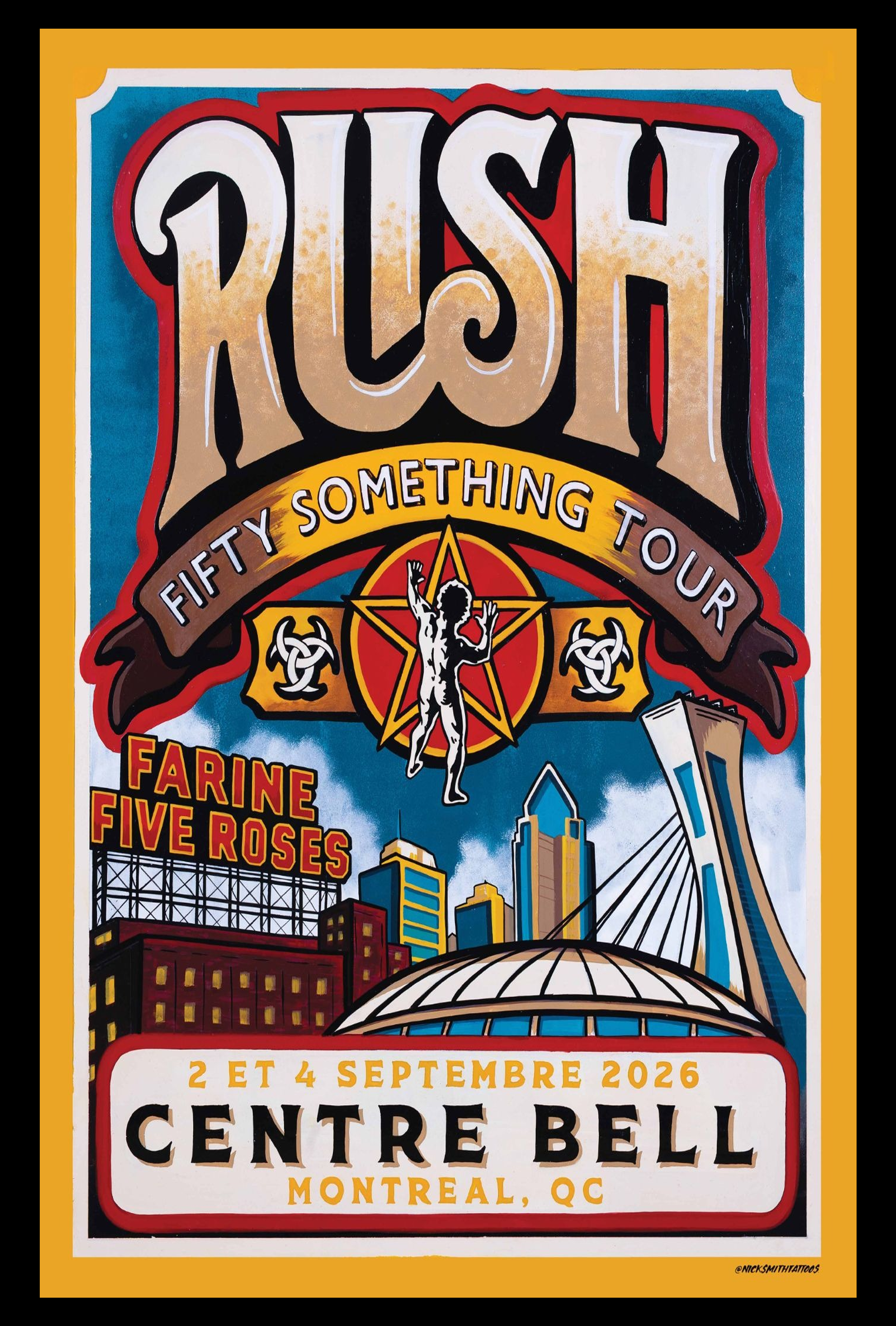 rush fifty something september 2 2026 montreal concert poster limited merch hOq2S - merchtourboutique