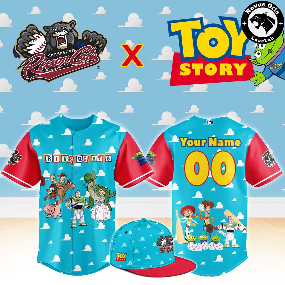 Sacramento River Cats x Toy Story Night Woody Buzz Lightyear Custom Baseball Jersey 1 - Unicasport Sacramento River Cats x Toy Story Night Woody Buzz Lightyear Custom Baseball Jersey