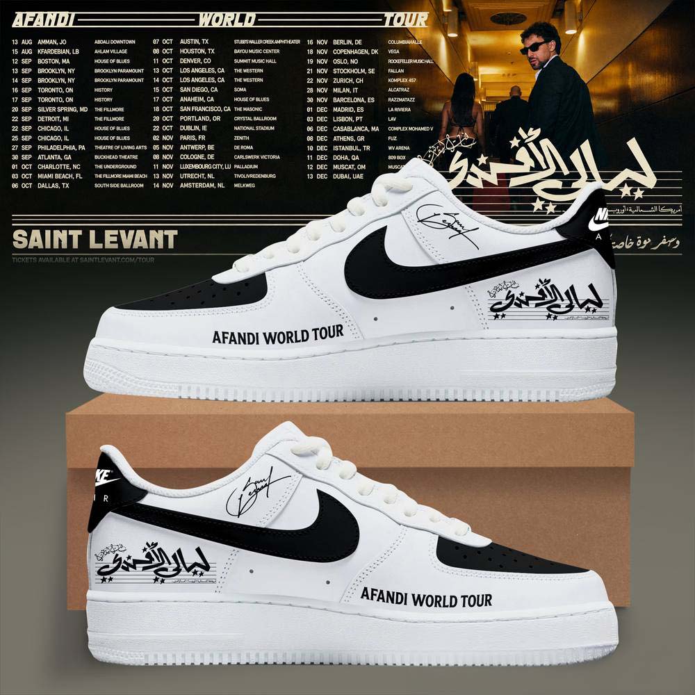 Saint Levant AFANDI World Tour AF1 Shoes