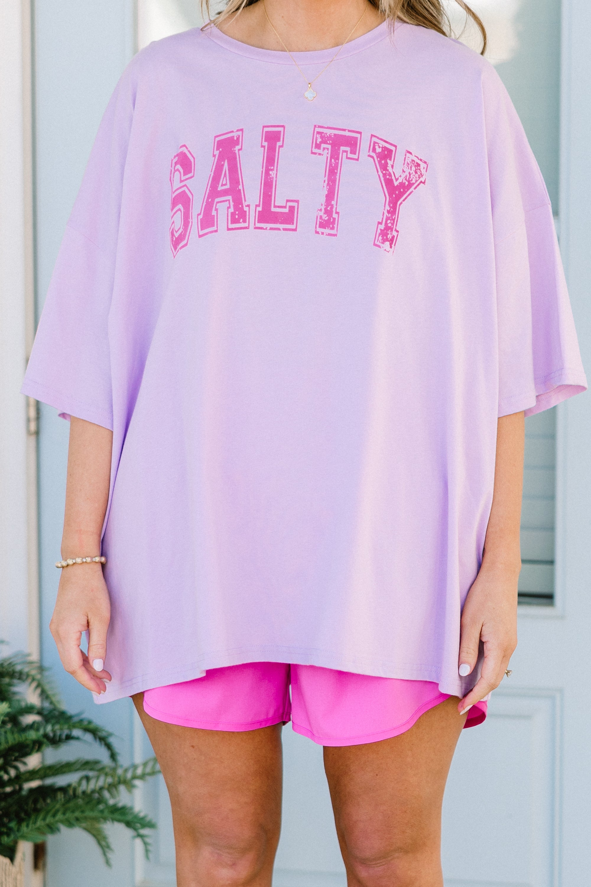 Salt Life Boyfriend Tee, Lilac 4 Salt Life Boyfriend Tee, Lilac - Image 4