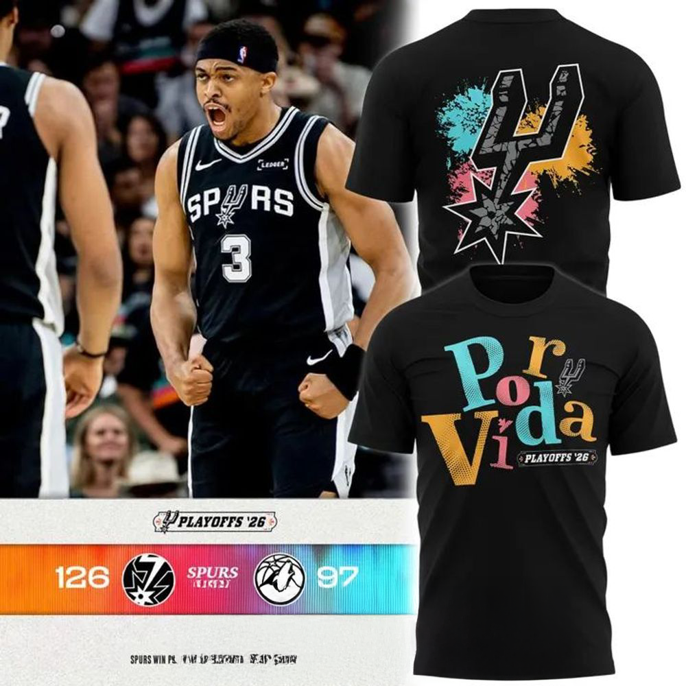 San Antonio Spurs 2026 Playoffs Por Vida Limited Edition Shirt
