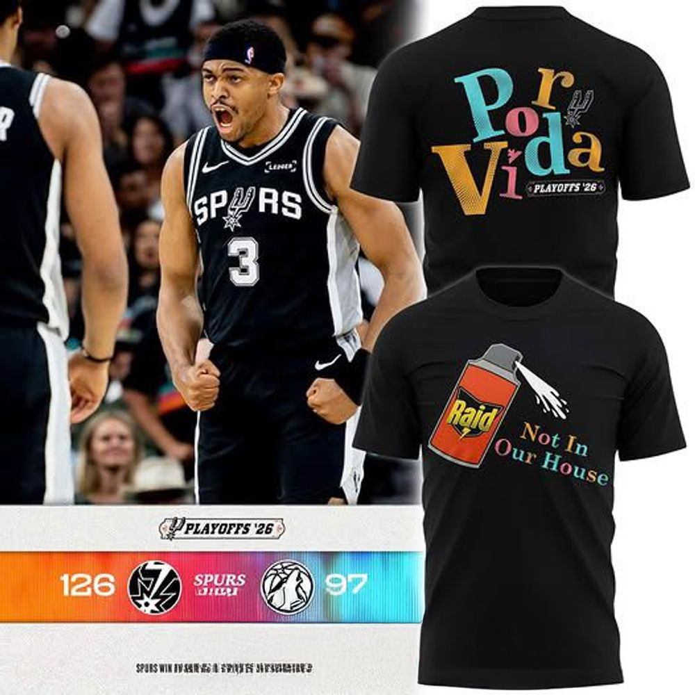 San Antonio Spurs 2026 Playoffs Round 2 Game 5 Por Vida Shirt