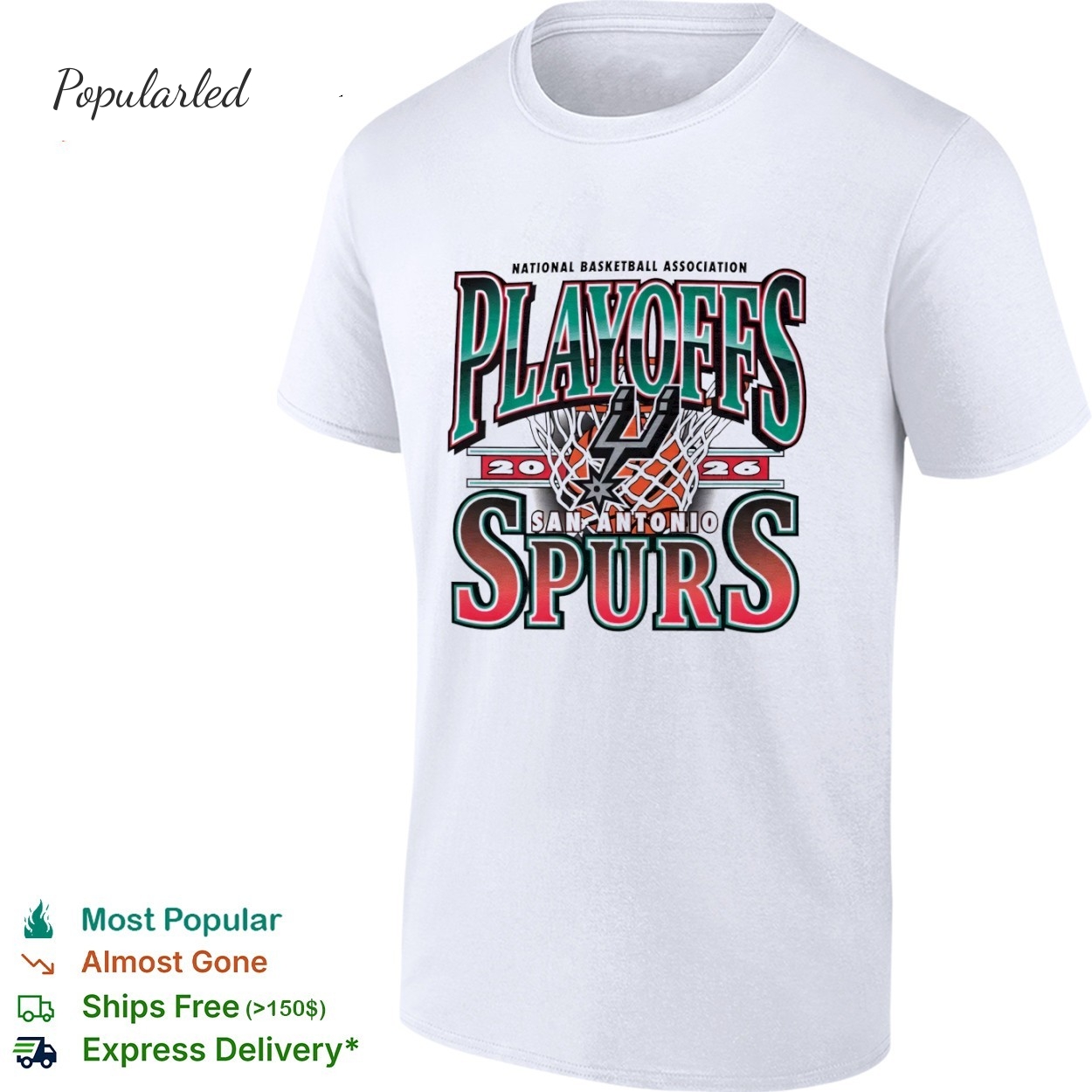 San Antonio Spurs Basketball 2026 National Basketball Association Playoffs shirt