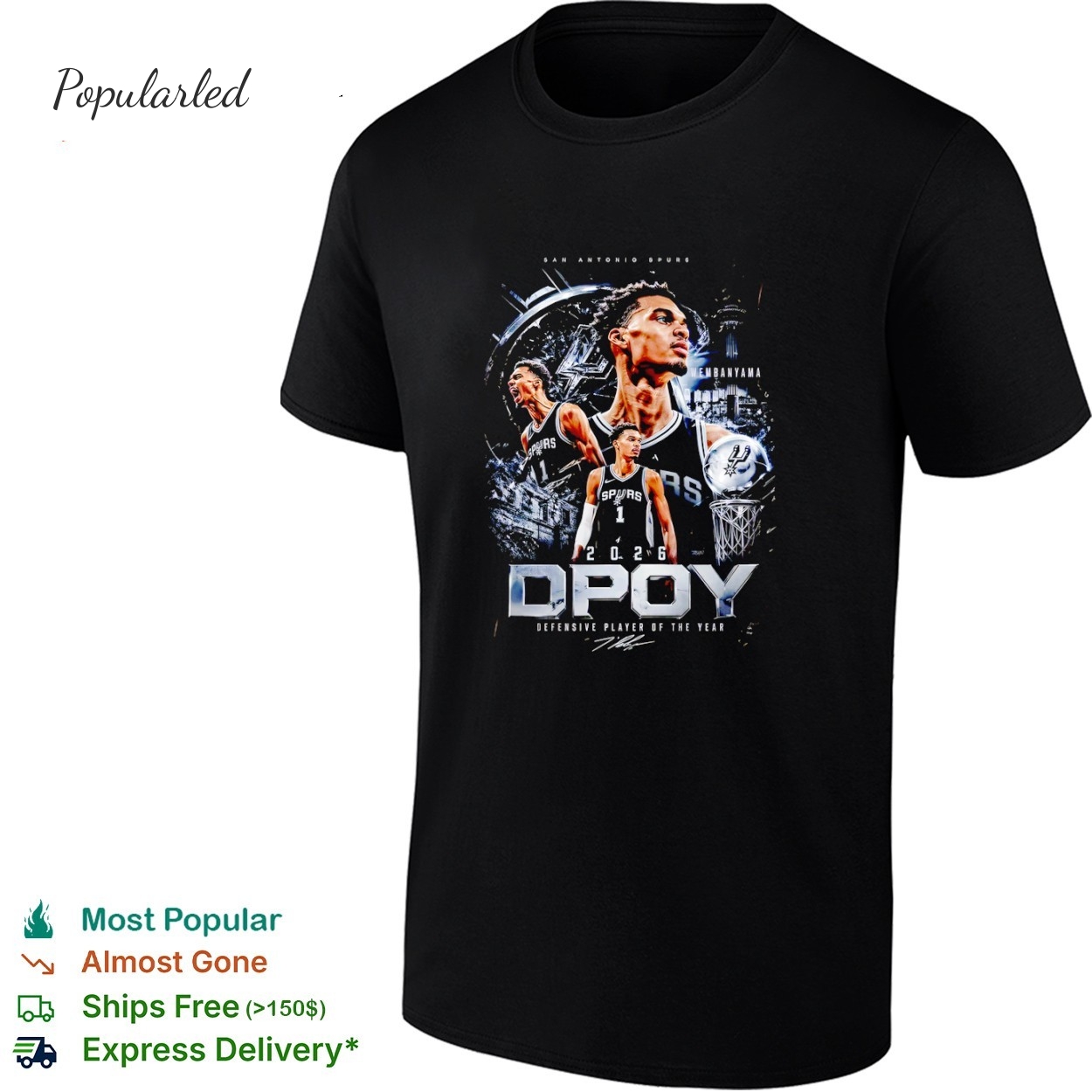 San Antonio Spurs Dpoy Defensive Player Of The Year 2026 shirt