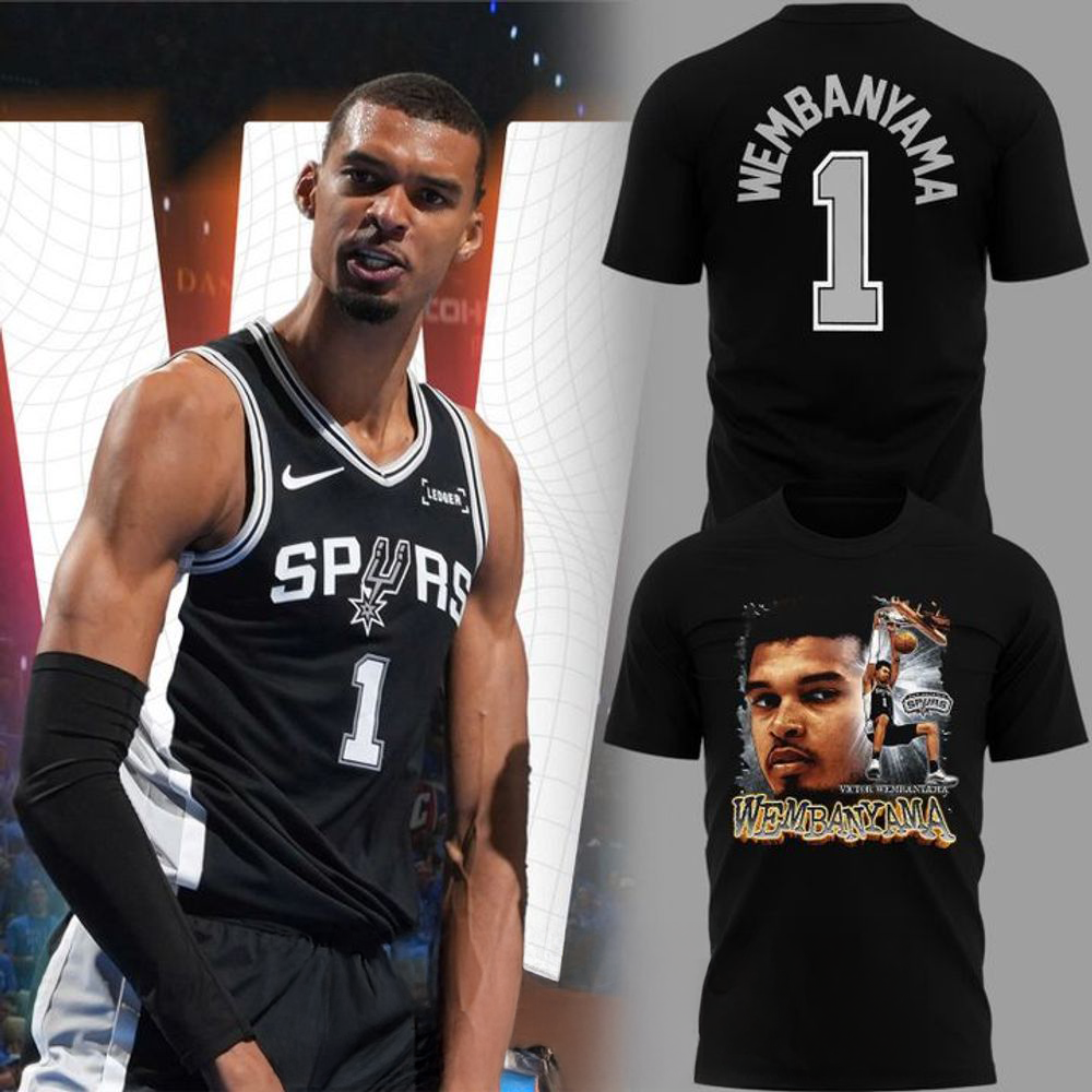 San Antonio Spurs Victor Wembanyama MVP Limited Edition Shirt