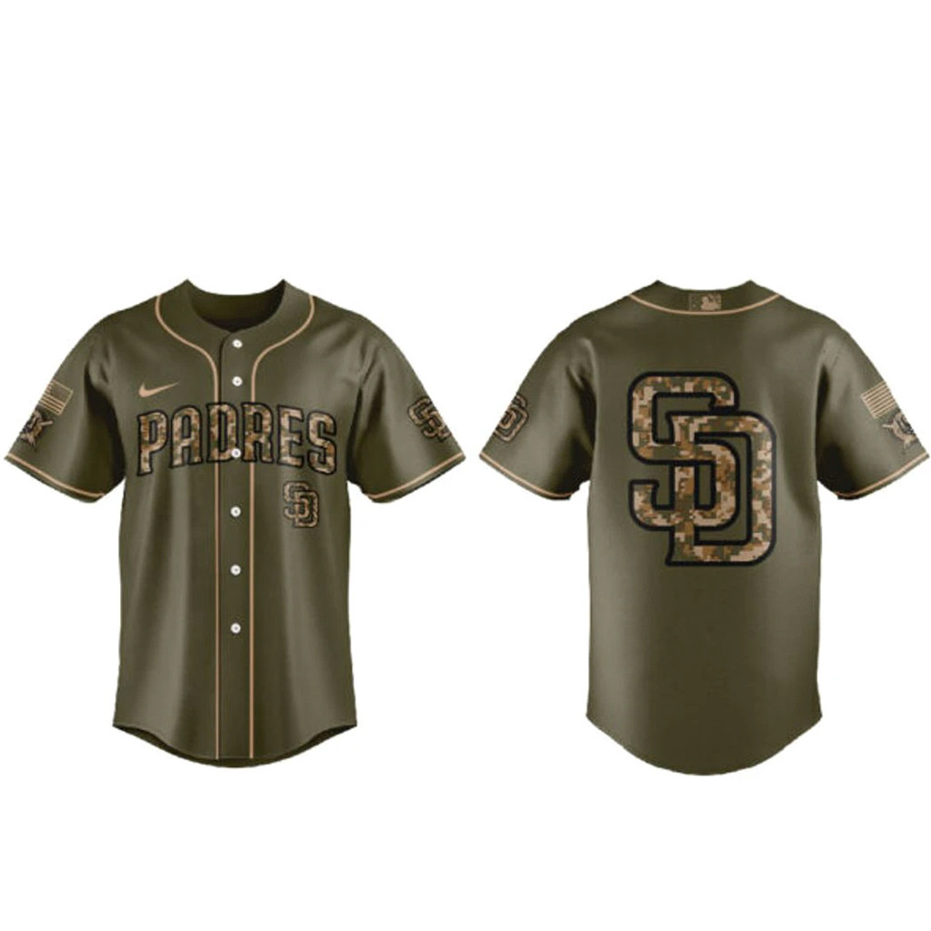 San Diego Padres Armed Forces Day 2026 Baseball Jersey