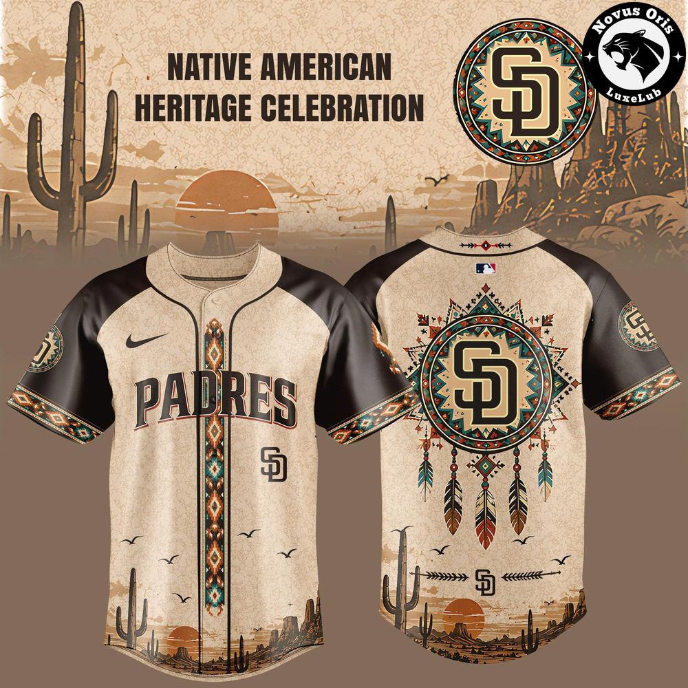 San Diego Padres Native American Heritage Celebration 2026 Jersey 1 - Unicasport San Diego Padres Native American Heritage Celebration 2026 Jersey